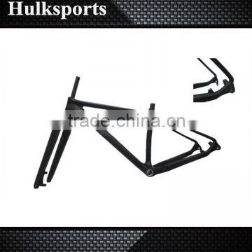 High quality 26er fat bike carbon frame BB/BSA frameset Thru Axle snow bicycle frame