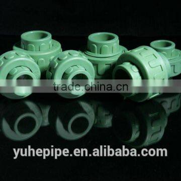 RAW MATERIAL PPR Pipe Fittings All Plastic Union