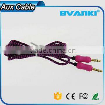 2016 New Premium 100% Test High Quality Car Audio Composite Audio Cable, 3.5mm Stereo Male to Male Audio Aux Cable Free Samples Supplier's Choice photo-4