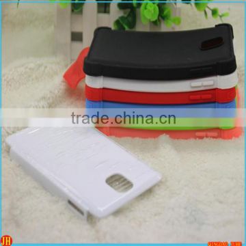 3D 2 in 1 sublimation phone case for samsung note 3 mobile phone shell