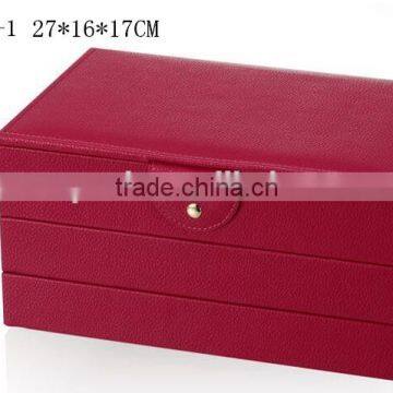 W1275R-1 Wholesale 10'' Stackable Jewelry Display Tray Wooden Jewelry Box photo-6