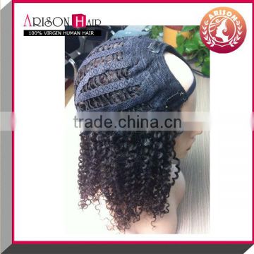 2014 fasahion style kinky straight u part full lace wigs