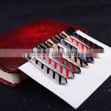 Fashion Charm Accessories Necktie Shaped Tie Clips For Men photo-5
