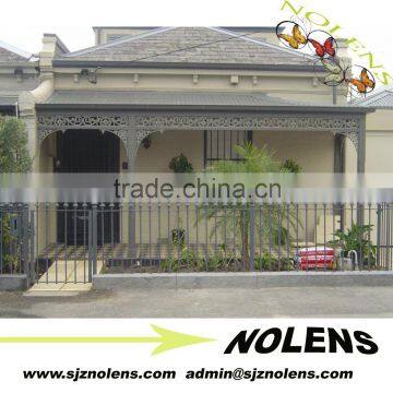 Customized Wrought Iron Fence Design For Factory/Garden/Park/Yard
