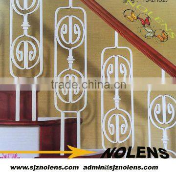 Residential Simple Interior Cast Iron Railings/stairing Railing/wrought Iron Hand Railings/interior Wrought Iron Stair Railings