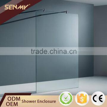 China Factory Frameless Glass Walk-In Shower Door