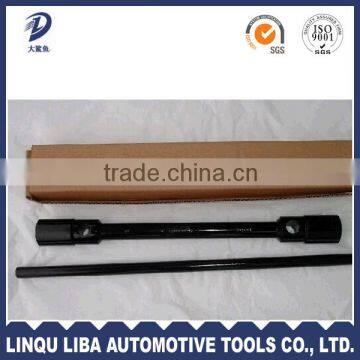 Chrome plated double ended lug spanner of factory