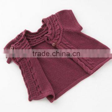 Japanese Wholesale Product High Quality Products Cute Kids Clothes Infant Baby Wear Knitted Cardigan for Girls photo-5