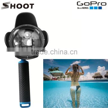 SHOOT 6 inch Dome GoPro for the Hero4 3 3+ and Dome Port Transparent Cover Lens Hood LCD Screen