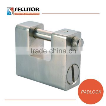 Top Security Hardened Steel Rectangular Padlock