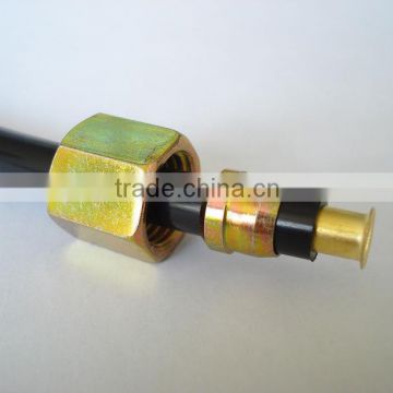 carbon steel three pieces fitting for nylon tube