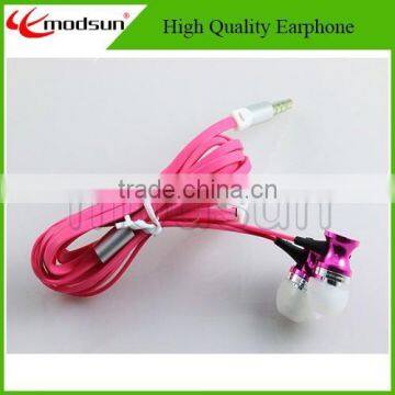 fashion metal earphone with mic