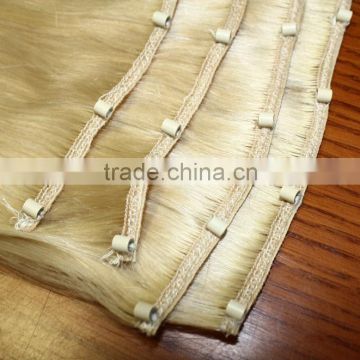 micro bead weft hair extension human hair weave extension