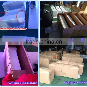 RGX P5 3G and GPS LED Top Light Box/taxi Roof Advertising Displayp4 ,p5 P6 Double Sided LED Taxi Roof Display for Advertising photo-4