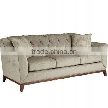 Two seat or three seatvelvet fabric hotel sofa XY3434