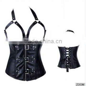 Hot selling black sexy corset