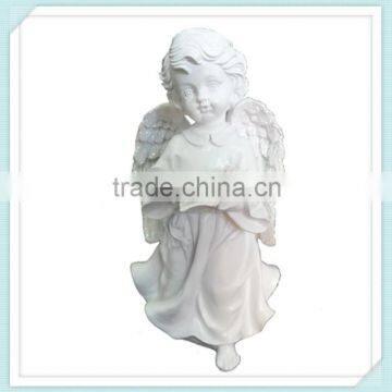 polyresin angel figurines for home decoration