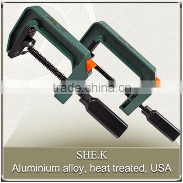 HongKong SHE.K woodworking fixed aluminium G clamp