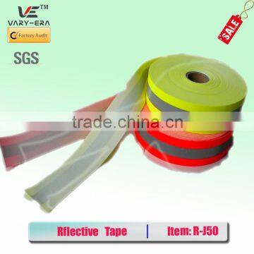 High quality 100% polyester fabric high intensity reflective tape