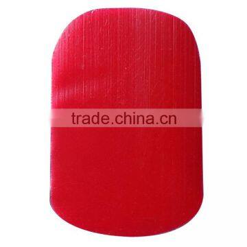 Red color shining nail sticker