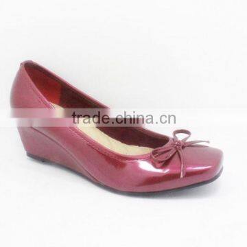 wedge wedding shoes ladies wedge shoes	 Hot selling wedge shoes with low price