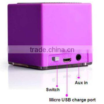 Multi colour 2016 cheap selling new designed mini bluetooth speaker