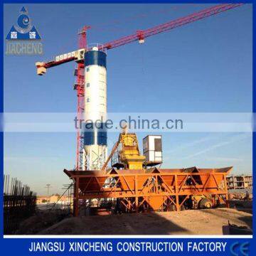 HZS25 mobile concrete plant with good mixing quality