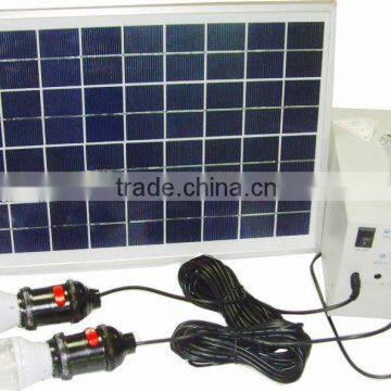 solar home system with usb charging LED 10W