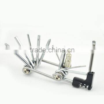 12 In 1 Multifunction Bike Bycicle Cycling Combination Repair Tool + Bike Chain Cutter + Hex Wrench + photo-2