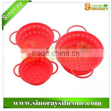 Silicone Collapsible Strainer Set