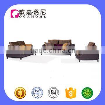 S15919 Antique Golden Fabric Living Room Soudi Style Sofa