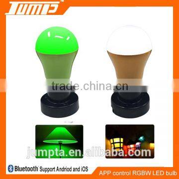 Competitive price dimmable multi-colors LED light APP RGB bluetooth smart bulb
