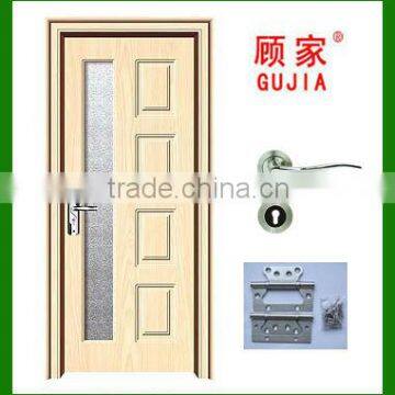 Single leaf Interior PVC MDF wooden door