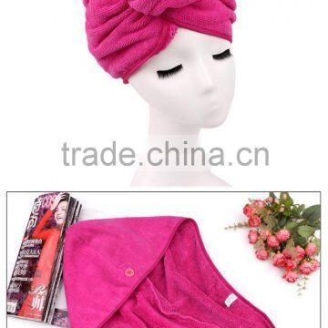 Factory OEM Hair Turban Absorbent Turban Toewl Microfiber Hairwrap photo-2