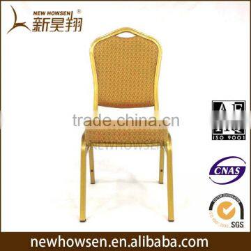 Metal Frame Padded Banquet Chair For Sale