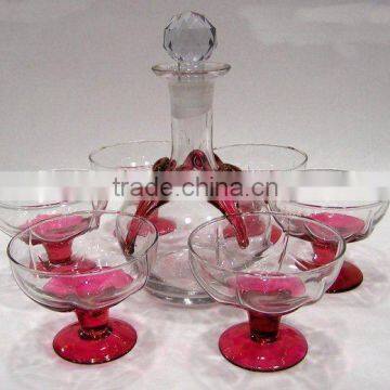 Glass Wine Set