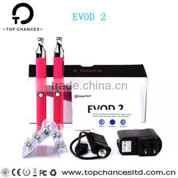 kanger upgraded dual coil evod 2 kit factory low price/kanger evod 2 starter kit