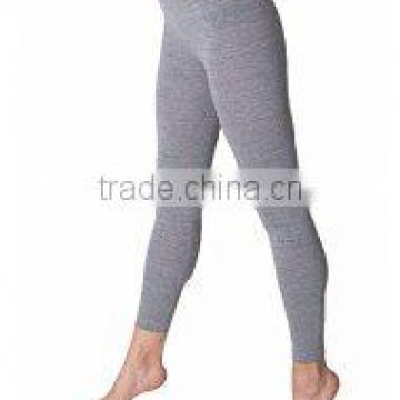 Cotton Spandex Full Length Woman Fitted Leggings / Tights