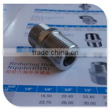 2016 Hot-sale!! 304 ss grade 5/8" G male thread nipple adaptor