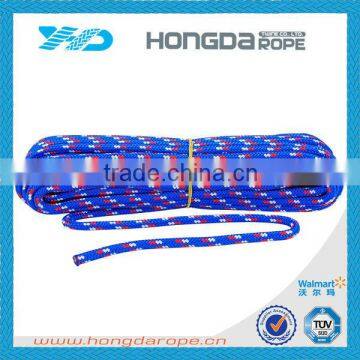 8 strand diamond braided rope 6mm polypropylene blue