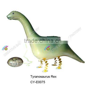 2015 Hot Sale Animal Shaped Walking Pet Balloon Helium Walking Pet Balloon Walking Tyranosauaus Balloon