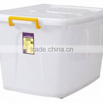 Extra large storage box 130 liter with tight handle