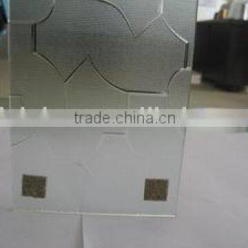 3mm 4mm 5mm 6mm clear patterned glass