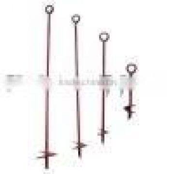 galvanized earth screw anchors