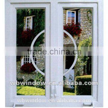 upvc hand crank window, European style upvc crank open window