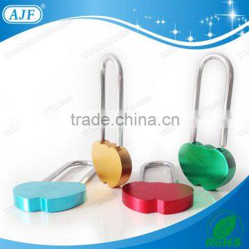 AJF Love Heart Lock Long Hook Padlock