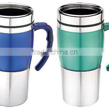 2014 hot sale high quality double wall stainless steel coffee mug