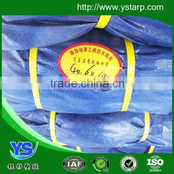 Cheap Tarps Blue Silver Plastic Tarp Tarpoline photo-3