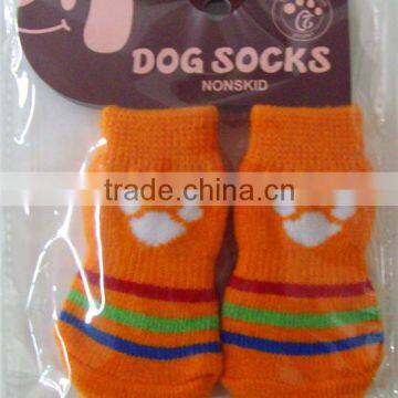 Paw protection dog socks