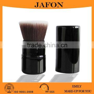 Black Flat Kabuki Brush Retractable Makeup Kabuki Brush On Promotion